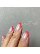 トッコネイル(tocconail)/気分の上がる、カラーフレンチ