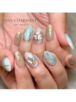 アンシャルマンネイルスタジオ(Ann charmant nail studio)/セレクトアートコース¥6,800～