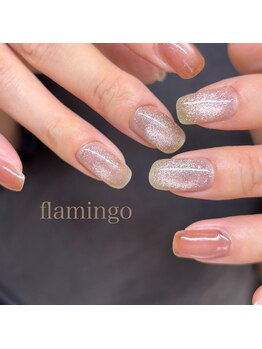 フラミンゴ(flamingo)/シンプルマグネット