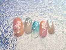 アルク バイ ネオリーブ 荻窪店(arc by neolive)/定額/ハイビスカスネイル