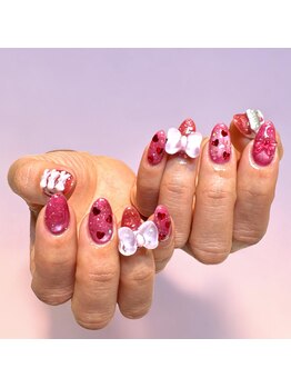 アヤネイルズ アンド アイラッシュ(AYA NAILZ.＆Eyelash)/120分持ち込みアート