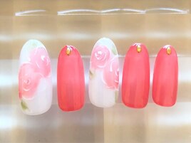 手描きニュアンス　フラワー