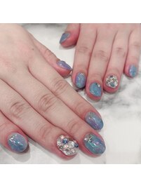 キラキラオーロラブルー