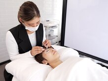 エクステの装着