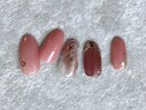 春ニュアンスネイル　 ¥11000 