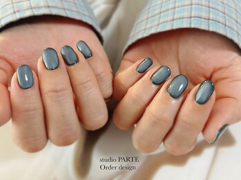 囲みグラデーション×ネイビー