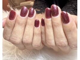 ワンカラー/ワインレッド/大人