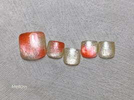 フットニュアンスアート レッド
