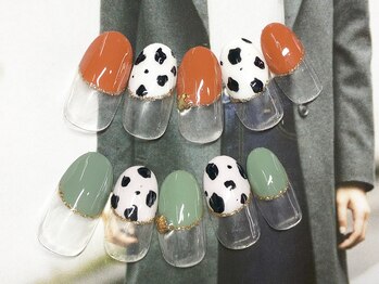 ネイルサロン キャンディネイル(Candy Nail)/アニマル柄 by石塚
