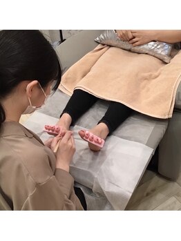 ネイルデコ(nail DECO)/リクライニングチェアでゆったり