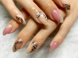 干支ネイル☆虎