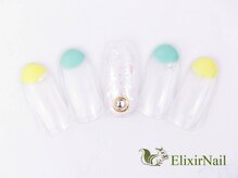 エリクサーネイル 五反田(Elixir Nail)/定額a シンプル/クーポン使用