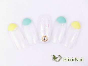 エリクサーネイル 五反田(Elixir Nail)/定額a シンプル/クーポン使用