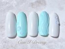 うねうねぷっくりネイル￥6000