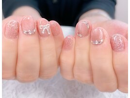 マグネット＆リボンネイル