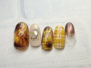 アルク バイ ネオリーブ 荻窪店(arc by neolive)/定額/ひまわりネイル