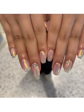 ホワイトネイル 難波店(WHITE NAIL)/うるうるオーロラ/ちゅるん/上品