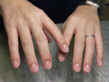 オムネイル 渋谷(HOMME NAIL)/クリアジェル ¥3.800