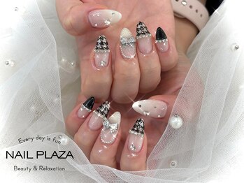 千鳥柄ネイル