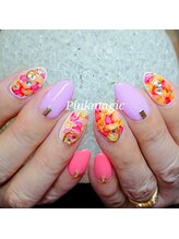 ピンクマジック(PINKMAGIC)/たらし込みネイル