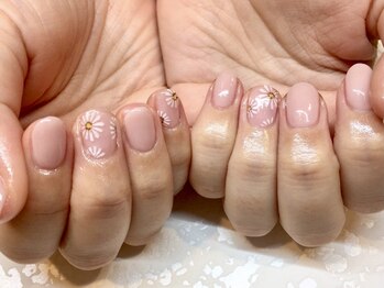 レアレアネイル(Lealeanail)/【パラジェル】フラワーネイル