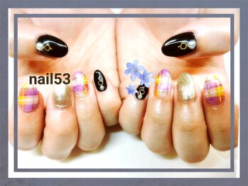 ネイル53/持ち込みデザイン60分コース