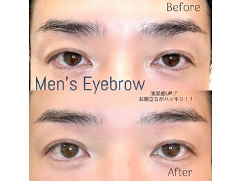 アイラッシュサロン ブラン イオンモール大高店/メンズ美眉スタイリング