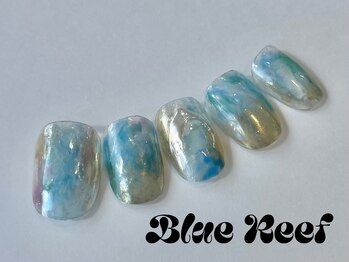 ニュアンスマーブルネイル