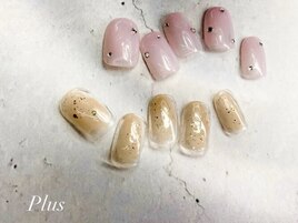 シンプルニュアンスネイル
