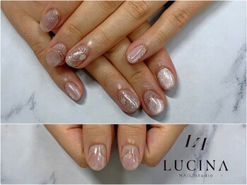 ネイルスタジオ ルキナ(LUCINA)/c-358 大人可愛いニュアンス