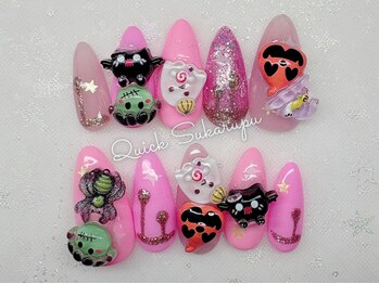 クイックスカルプ 新宿店(Quick Sukarupu)/ハロウィンデザイン