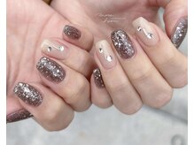 more bijou/ざっくざくのブラウンラメ★