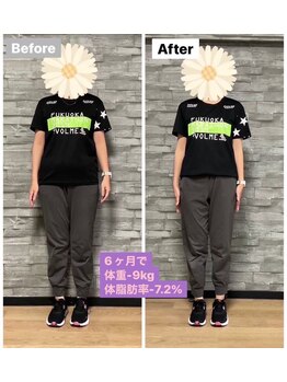 ラムア 那覇店(LAMUA)/ 6ヶ月で体重マイナス9kg達成