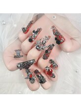 ゴテかわ(GOTE KAWA)/地雷系ネイル、長さだし