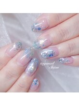 たゆ ネイル(たゆnail)/キラキラグラデーションネイル