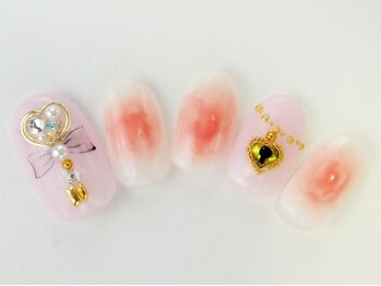 ネイルサロン ドレリッチ 大宮店(drerich)/チークハートチャーム