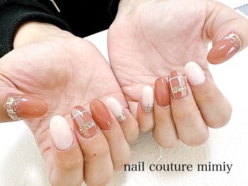 ミミィー(mimiy)/きらきらチェックネイル☆