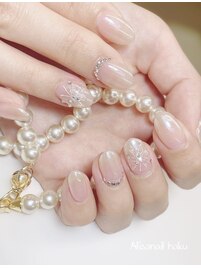蝶々ネイル