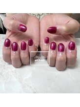 エリー(ellie)/ワインレッド ワンカラーネイル