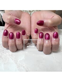 エリー(ellie)/ワインレッド ワンカラーネイル