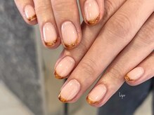 リプルネイル(Lipr Nail)/べっ甲フレンチ♪