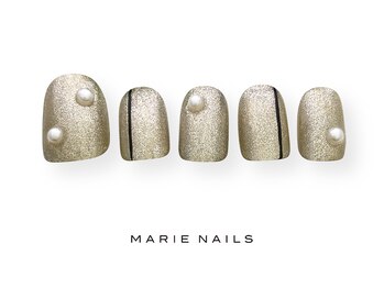 マリー ネイルズ いわきラトブ店(MARIE NAILS)/定額5500円税込 ラメ0130a