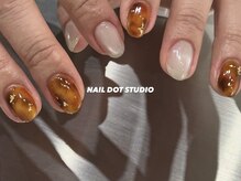 ネイルドットスタジオ 堺筋本町(NAIL DOT STUDIO)/べっこうアート