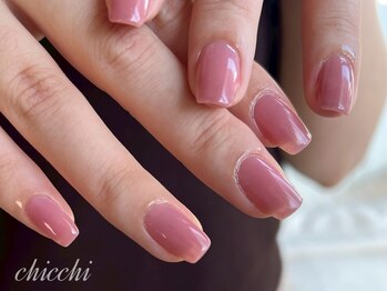 チッチ 小倉店(chicchi)の写真/【小倉駅3分】ワンカラー¥4980◎美しいフォルムに大満足間違いなし◎自爪に優しいフィルインネイルあり♪
