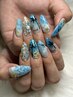 【期間限定HAND】持ち込みデザイン(パーツ有り)90分+長さ出し10本