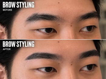 ラルミエール メンズ(la lumiere Men's)の写真/【第一印象は眉で決まる】骨格やなりたいイメージに合わせ、あなたに似合う自然なモテ眉をご提案！