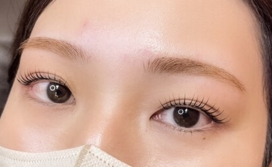 《1番人気》まつ毛パーマ＋アイブロウWAX　\12000→￥10000