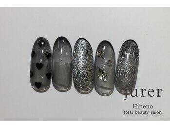 ネイルアンドアイラッシュデザインサロン ジュレ 日根野店/定額デザイン8800コース