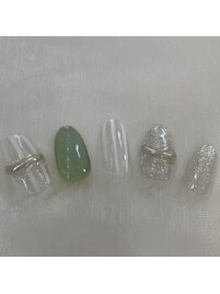 2024年8月定額ネイル3-4