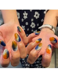 ニュアンスネイル夏ネイル/京都